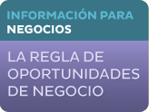Información para negocios: La regla de oportunidades de negocio