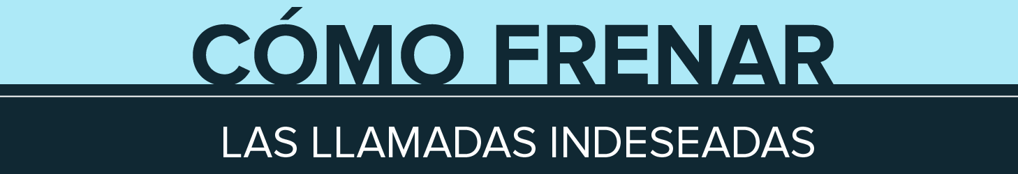 Image Link to Unwanted Calls Info